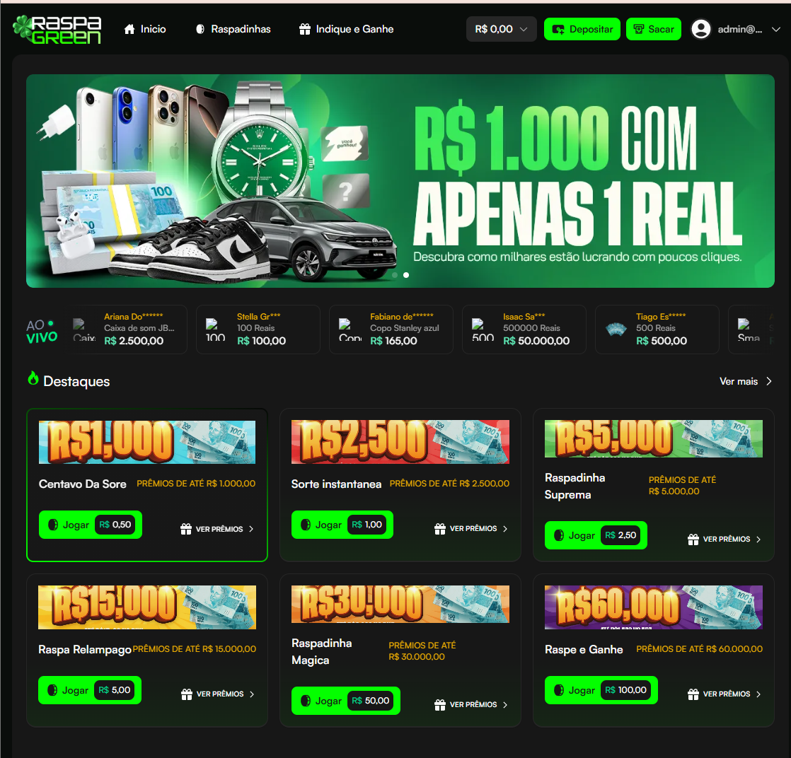 Raspadinha Pro – Modelo 3